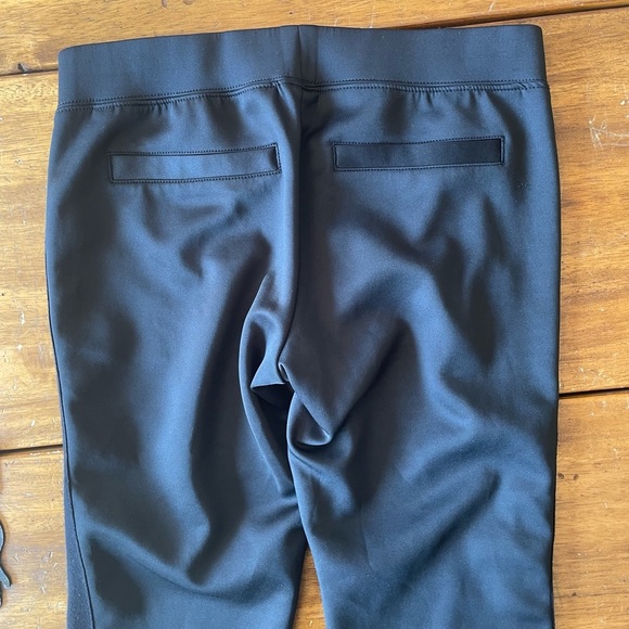 Pam & Gela Black Front Slit Cigarette Pants Size Small S - Picture 12 of 12